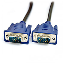 Кабель VGA-VGA HD15P M-M 30AWG 2 ferrites 10m