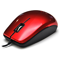 Проводная оптическая мышь DeTech DE-5033G Shiny Red