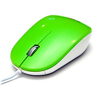 Проводная оптическая мышь DeTech DE-5077G Shiny Green